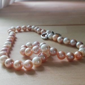 100% real pearl necklace